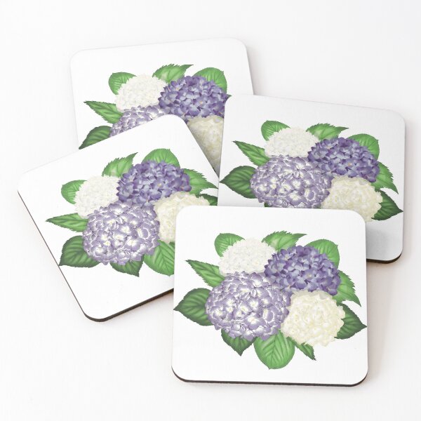 Item preview, Hydrangea sticker designed and sold by BranketRabbit.