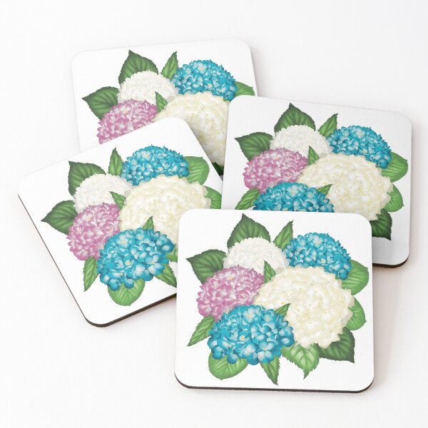 Item preview, Hydrangea sticker  designed and sold by BranketRabbit.