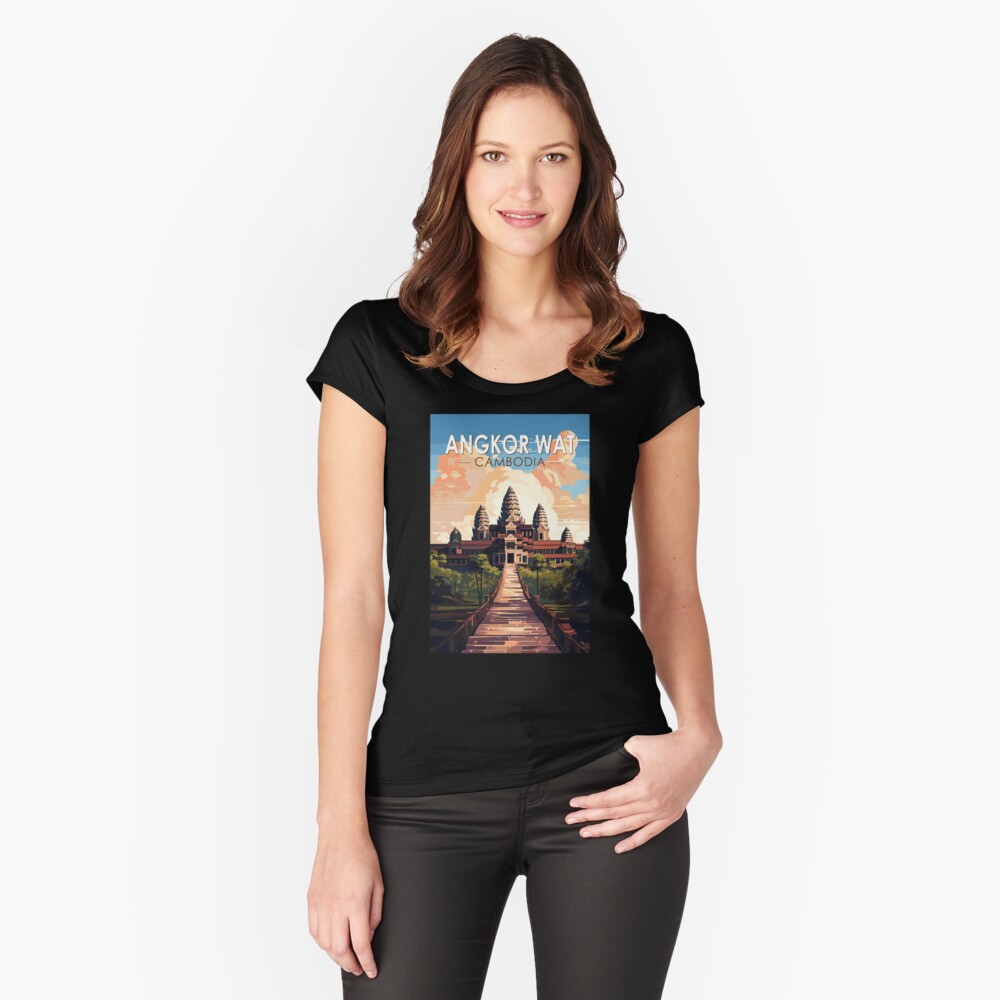 Item preview, Fitted Scoop T-Shirt designed and sold by KrisSidDesigns.