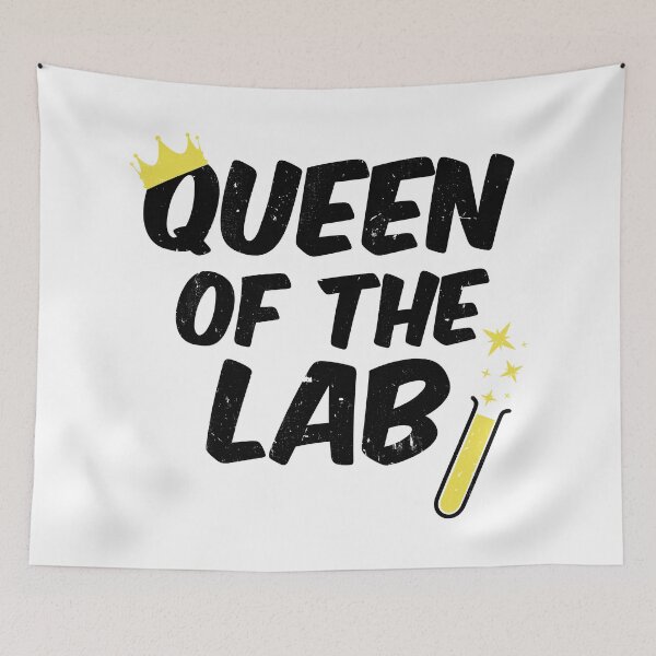 Item preview, Queen Of The Lab designed and sold by DamselOverdrive.