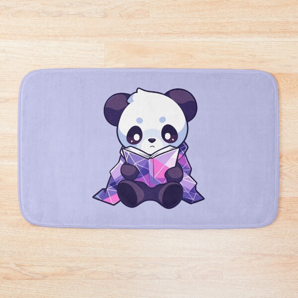 Item preview, Purple Panda Reading A Book designed and sold by SweetClicks123.