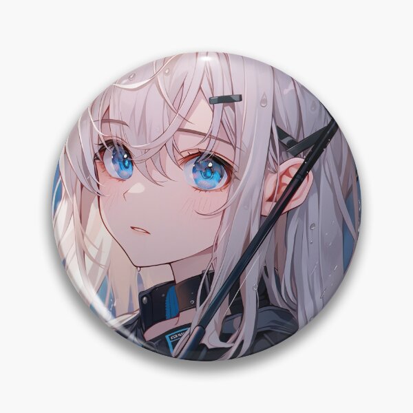 Artikelvorschau, Regnerisches futuristisches Stadtbild-Anime-Mädchen entworfen und verkauft von bubblegoth.