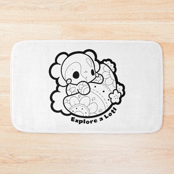 Item preview, Explore a Lotl | White Outline Axolotl Illustration designed and sold by evybenita.