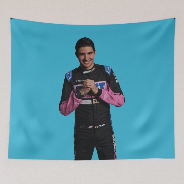 Item preview, Esteban Ocon F1 Driver in race suit Alpine F1 Team Pierre Gasly  designed and sold by FormulaGTee1.