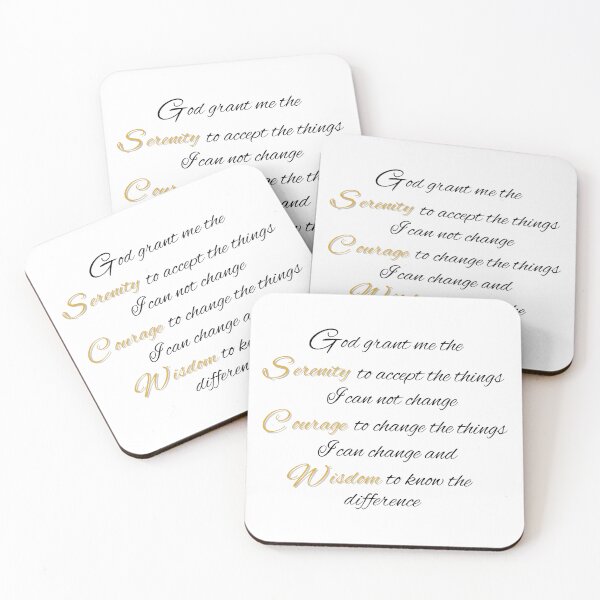 Item preview, Serenity Prayer Cursive designed and sold by UnlockKnowledge.