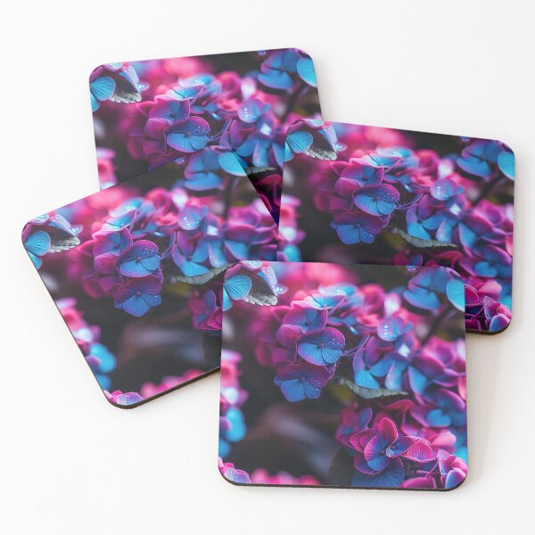 Item preview, Hydrangea Tile 28: Blue Skies and Pastel Puffs Dancing in Nature's Confetti Bowl designed and sold by TheBrainArt.