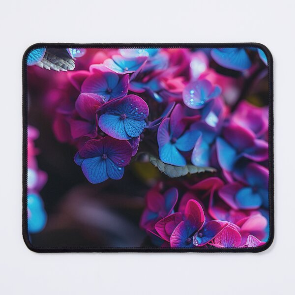 Item preview, Hydrangea Tile 28: Blue Skies and Pastel Puffs Dancing in Nature's Confetti Bowl designed and sold by TheBrainArt.