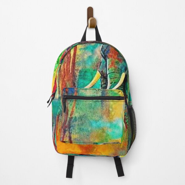 Item preview, Elephants in forest fire designed and sold by George Hutton Hunter.