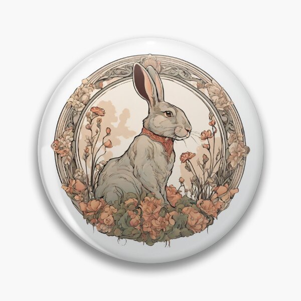 Item preview, Conejo Art Nouveau 3 designed and sold by LittleGoblinPrs.