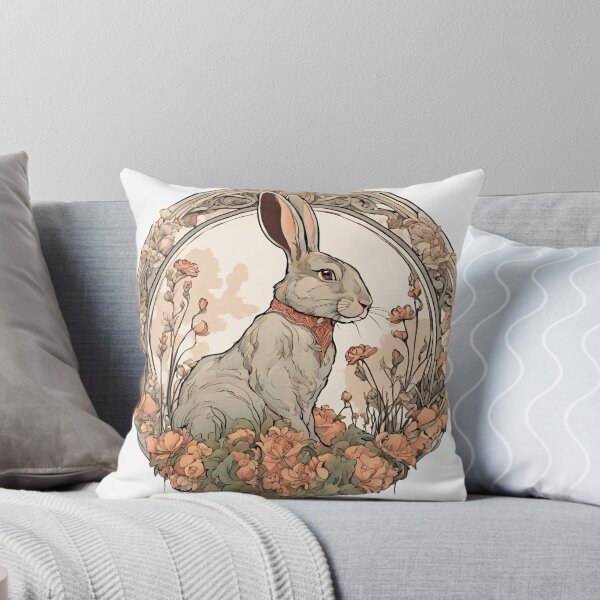 Item preview, Art Nouveau Rabbit 3 designed and sold by LittleGoblinPrs.