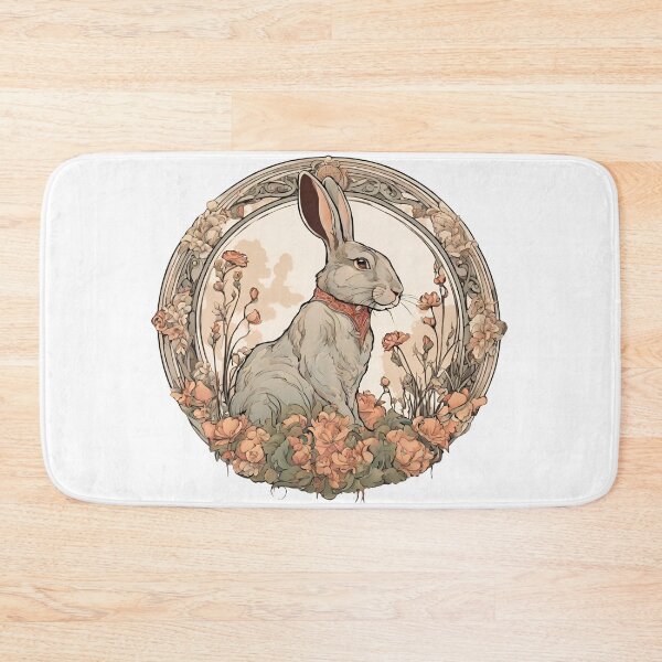 Item preview, Art Nouveau Rabbit 3 designed and sold by LittleGoblinPrs.