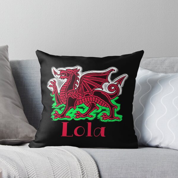 Aperçu de l'œuvre LOLA CYMRU DRAIG GOCH DRAGON ROUGE créée et vendue par Marni Scofidio Desi9ns.
