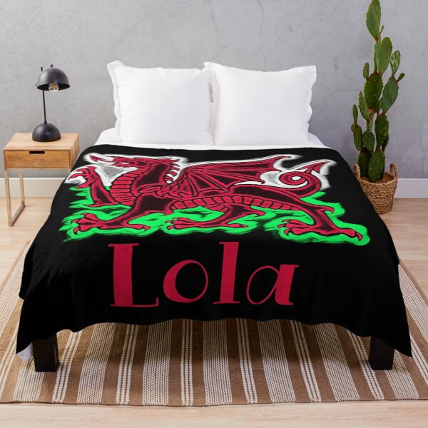 Aperçu de l'œuvre LOLA CYMRU DRAIG GOCH DRAGON ROUGE créée et vendue par Marni Scofidio Desi9ns.
