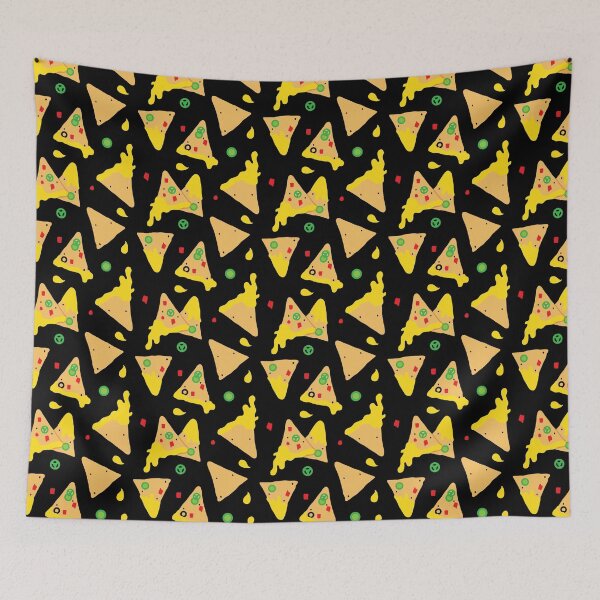 Item preview, Nachos Chips and Cheese Food Pattern designed and sold by HotHibiscus.