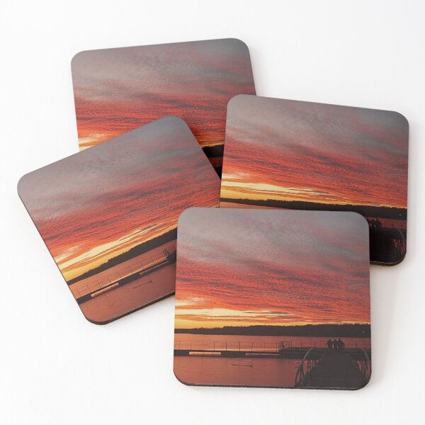 Item preview, Red Sunset Sky Scenery designed and sold by JuniperusArt.