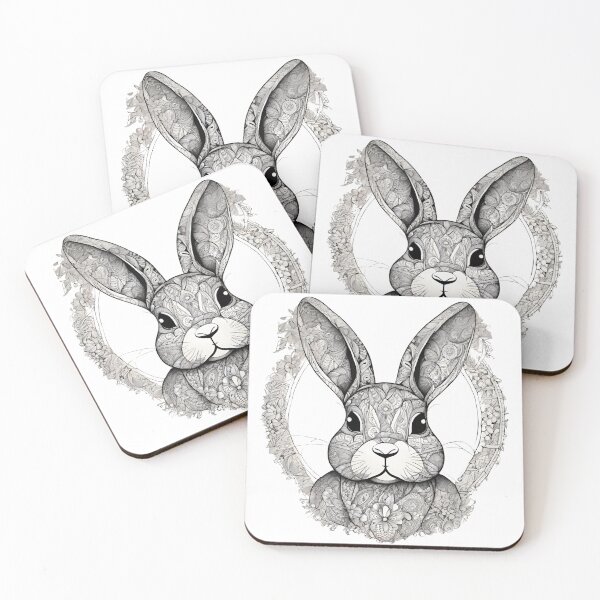 Item preview, Doodle Rabbit designed and sold by LittleGoblinPrs.