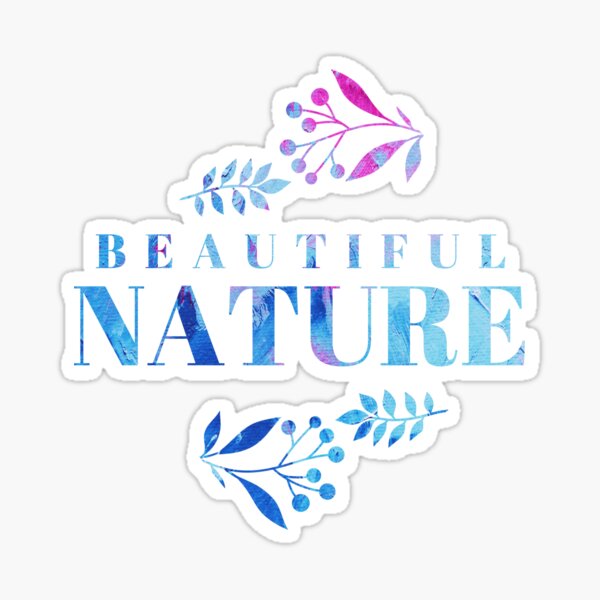 Item preview, Nature Beautiful Colors: Watercolor Deep Blue Pink designed and sold by DesparezDesigns.