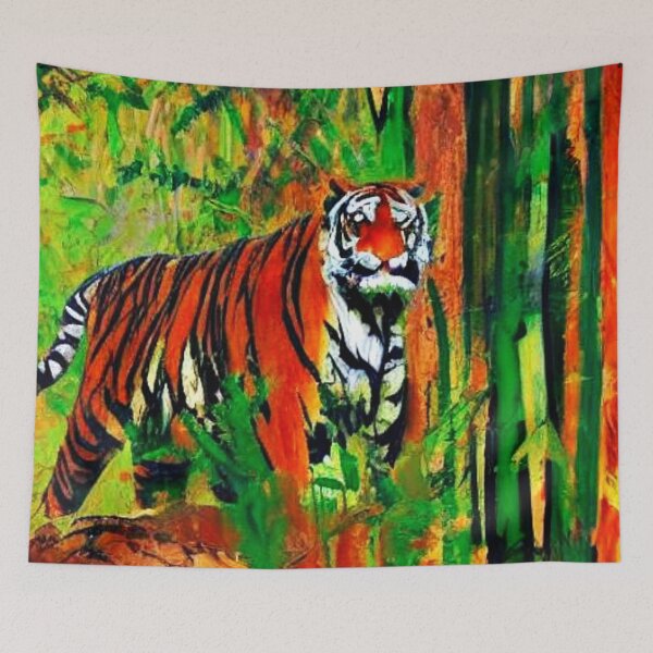 Item preview, Tiger in the jungle designed and sold by George Hutton Hunter.