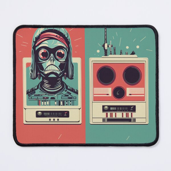 Item preview, TWO ROBOT SIDE BY SIDE designed and sold by matchymatchy.