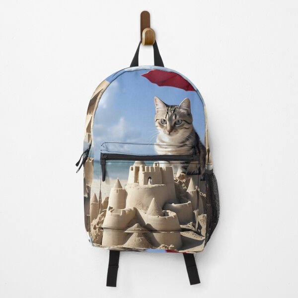 Item preview, Cat building sandcastle designed and sold by M-Y-A-R-T-.