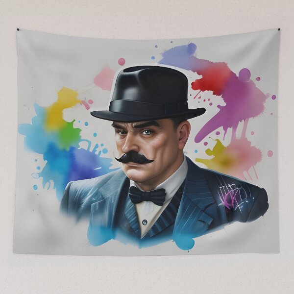 Item preview, Hercule Poirot Fan Art designed and sold by Feebleeona.