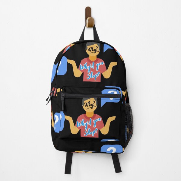 Item preview, Why’d you stop? designed and sold by Kid Wits Ink  "Wise enough to leave a lasting impression!".