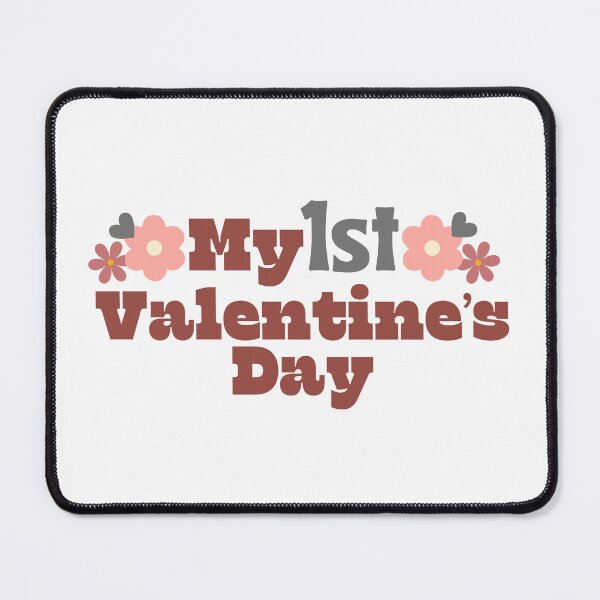 Item preview, Valentine's Day Gifts Cute Flowers Newborn Design My 1st Valentine's Day designed and sold by TheVirtualSpace.