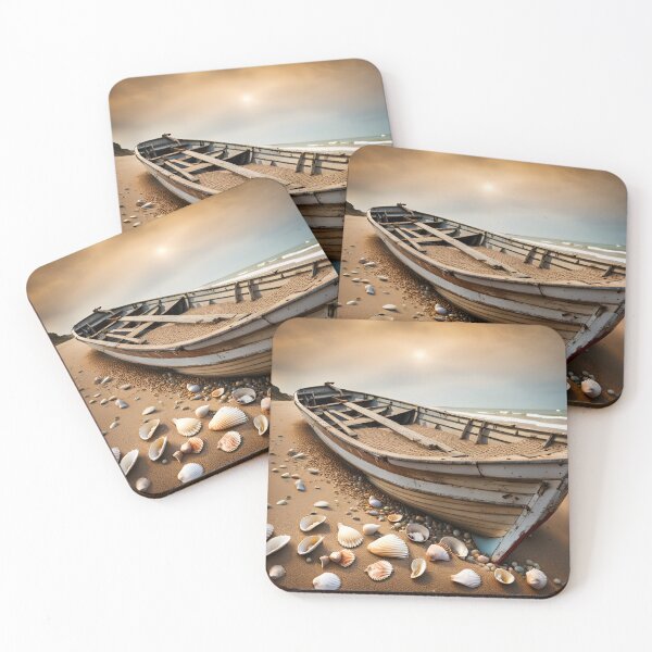 Item preview, Washed up boat designed and sold by Feebleeona.