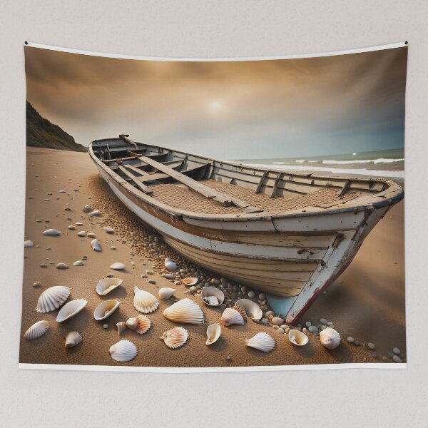 Item preview, Washed up boat designed and sold by Feebleeona.