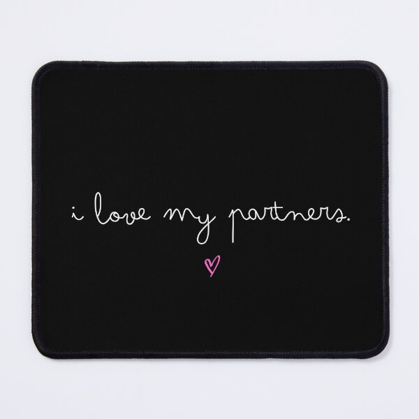 Item preview, Polyamory Love- I love my partners, heart designed and sold by Kristalin Glass.