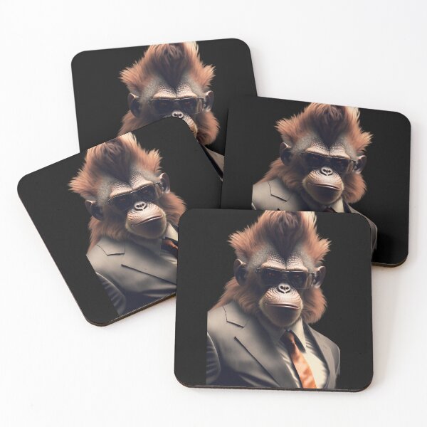 Item preview, Sartorial Ape Avatar: Suave Suit and Sunglasses Look designed and sold by iQuorra.