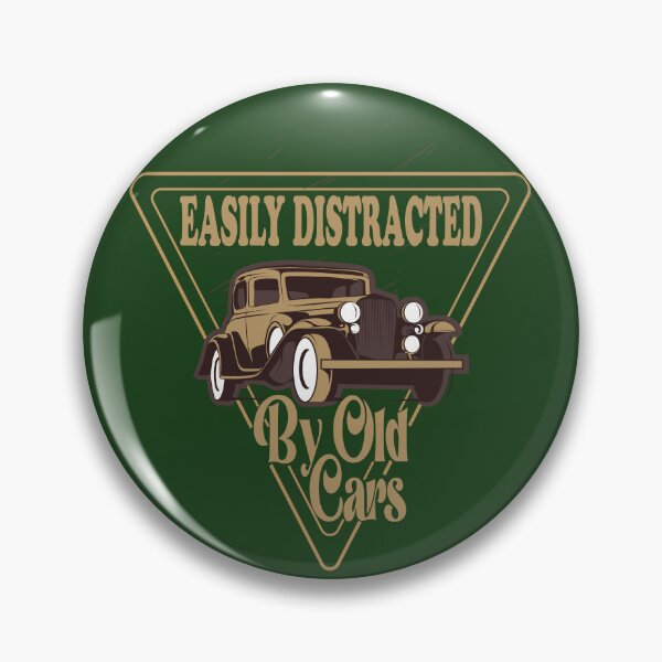 Item preview, Easily Distracted By Old Car, Old Car Lover Gift, Car Gift, Gift For Car Lover, Funny Retro Old Car Gift designed and sold by MAEN00.
