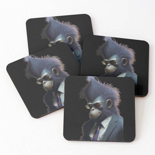 Item preview, Sharp-Dressed Ape: Stylish Suit and Shades Avatar designed and sold by iQuorra.