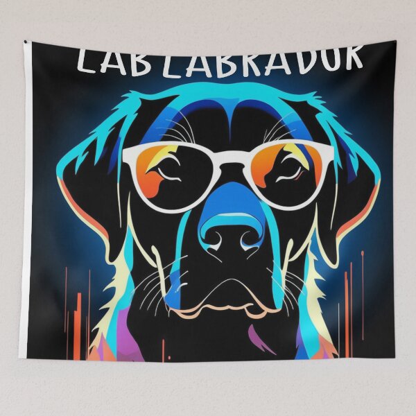 Item preview, Lab Labrador  with sunglasses supreme designed and sold by VibeCreations4U.