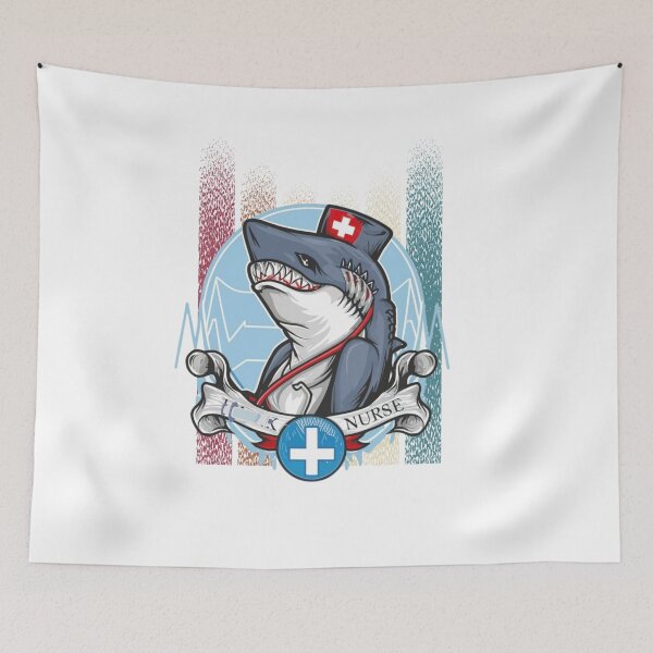Item preview, a nurse with character shark designed and sold by Moris-shop.