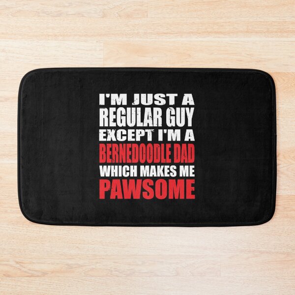 Item preview, Mini Bernedoodle Dad Doodle Funny Sayings Pawsome  designed and sold by clothesy7.
