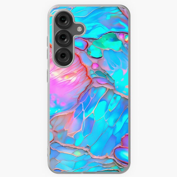 Item preview, Bright Neon Iridescent Opal Abalone Galaxy Witchy Fantasy designed and sold by The Devil That You Forgot.