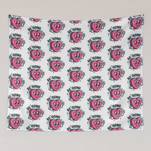 Item preview, Retro Heart - Be Gone designed and sold by ts-eg.