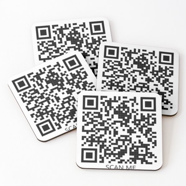 Item preview, QR code designed and sold by HentersSHOP.