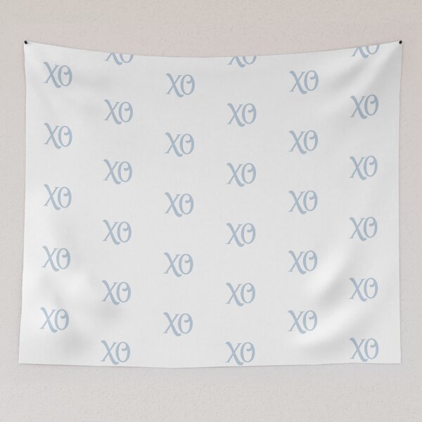 Item preview, Blue "XO" Graphic Design designed and sold by Jodie Andrews.