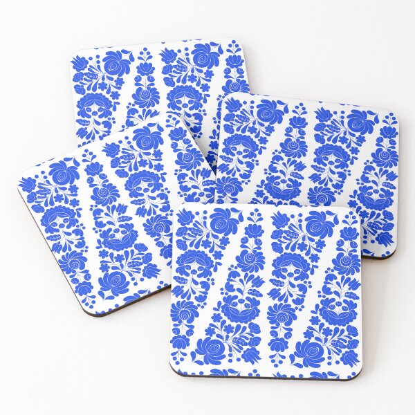 Item preview, Folkloristic floral patterns designed and sold by mikistudio.