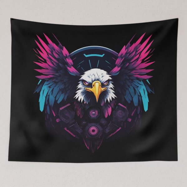 Item preview, American Cyber Eagle, Patriot, Abstract, Military designed and sold by Burn-Ego.