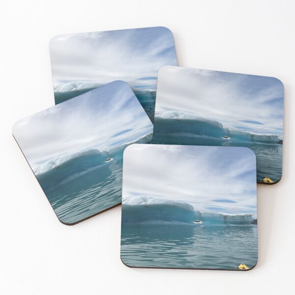 Item preview, Seward Alaska Iceberg with window Kayak Photographic Print designed and sold by Neeshki.