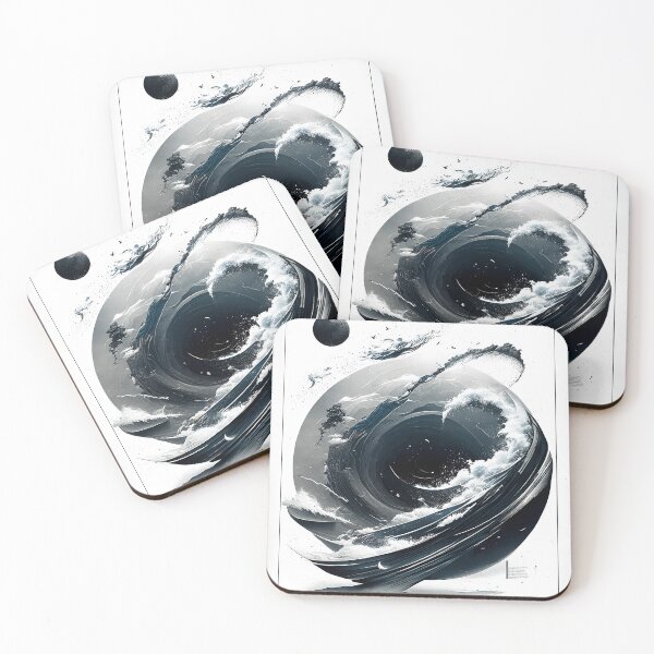 Item preview, Geometric abstract art in Japanese style designed and sold by BubblyDelight.