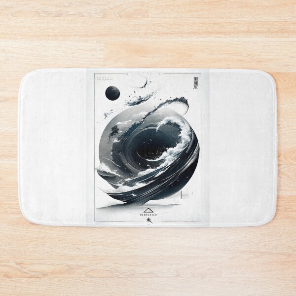 Item preview, Geometric abstract art in Japanese style designed and sold by BubblyDelight.