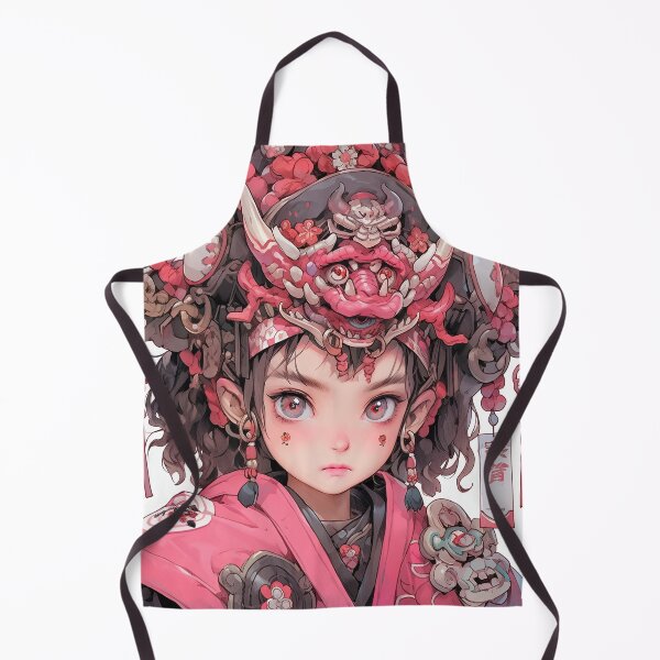 Item preview, Mythical Ornate Dragon Headdress Anime Girl designed and sold by bubblegoth.