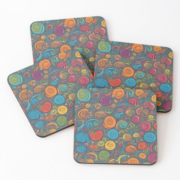 Item preview, Snail Trails and  Shells, Abstract, Digital Art designed and sold by Burn-Ego.