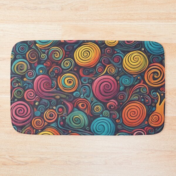 Item preview, Abstract Snail Trails, Cute Colorful, Digital Art designed and sold by Burn-Ego.