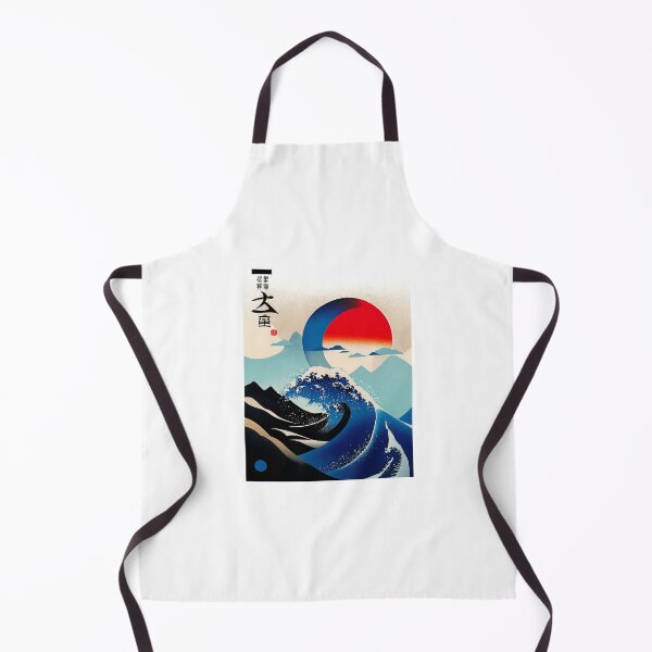 Item preview, Geometric abstract art in Japanese style designed and sold by BubblyDelight.