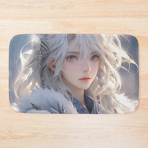 Item preview, Icy Gaze Winter Enchantress Anime Girl designed and sold by bubblegoth.